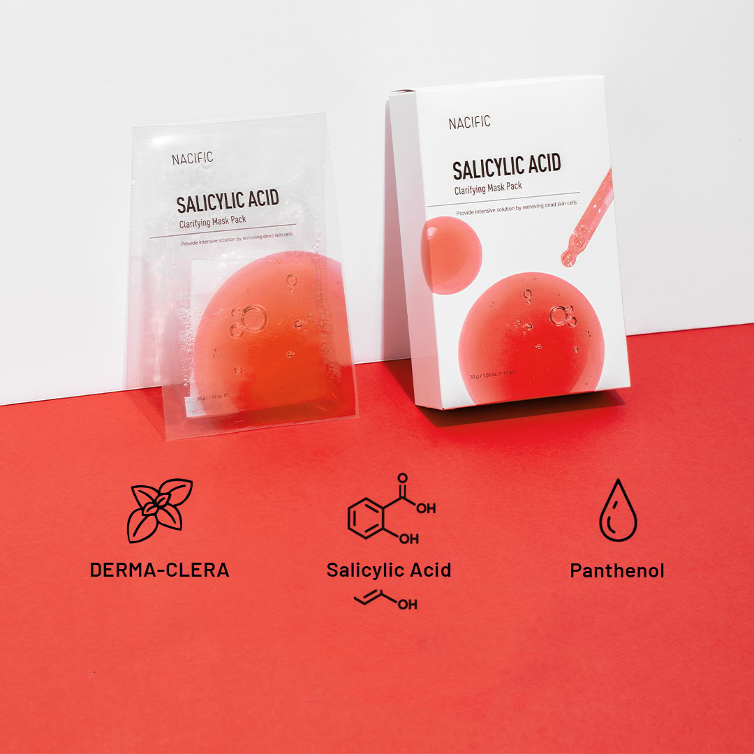 NACIFIC Salicylic Acid Clarifying Mask Pack 30g / 2 Adet - Görsel 4